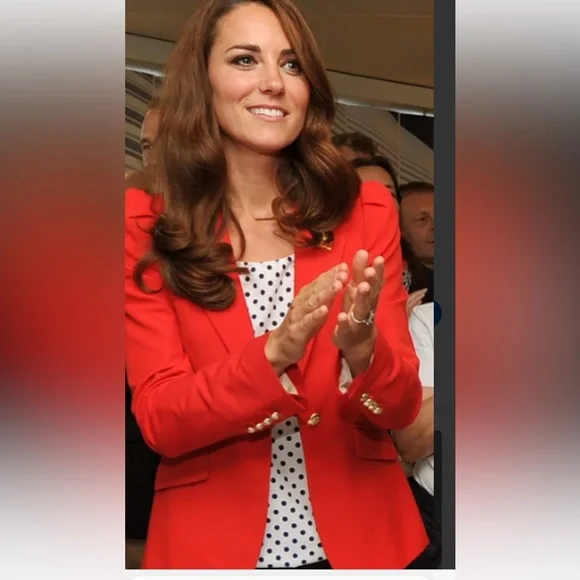 Zara red blazer - Picture 1 of 6